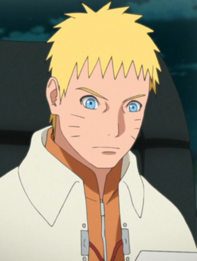 Uzumaki's face. 